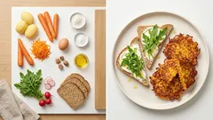 Knusprige Karottenbratlinge mit Radieschen – so werden sie innen saftig