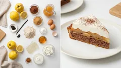 Quittentorte mit Quark-Joghurt-Creme – lockerer Kakao-Biskuit und Herbstaroma