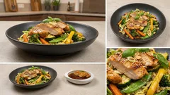 Hähnchen-Gemüse-Wok: in 20 Minuten fertig und trotzdem schön knackig