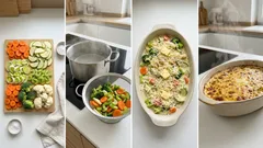 Gemüsegratin mit Blumenkohl: cremig, würzig und unkompliziert aus dem Ofen