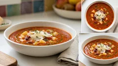 Deftige Gemüsesuppe mit Kartoffeln & Kidneybohnen – ein Topf, der lange satt macht