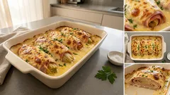 Überbackener Chicorée mit Schinken und Gouda – cremig, mild und schnell aus dem Ofen