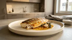 Gebratener Zander mit knuspriger Haut – so gelingt er in der Pfanne ganz einfach