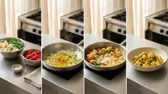 Vegetarisches Blumenkohl-Curry mit Bohnen: mild, cremig und in 30 Minuten fertig