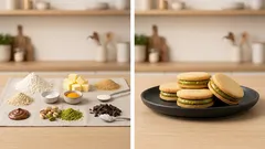 Schoko-Pistazien-Doppelkekse mit Nougatcreme – mürb, edel und gut vorzubereiten