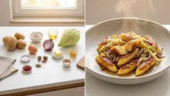 Schupfnudeln mit Spitzkohl aus der Pfanne – goldbraun, deftig und vegetarisch