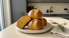 Kürbisbrötchen aus Vollkorn: außen goldbraun, innen weich – so bleiben sie lange frisch