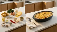 Cremiger Brokkoli-Kartoffel-Auflauf – so bleibt der Brokkoli schön grün und bissfest