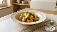 Kartoffelragout wie aus dem Vorratsschrank – sämig, würzig und ganz unkompliziert