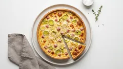 Lauch-Quiche mit Gruyère & Putenschinken – knusprig, cremig und gelingsicher