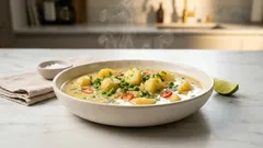 Cremiges Kartoffel-Gemüsecurry mit Kokosmilch – einfach im One-Pot