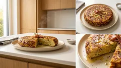 Zucchini-Kartoffel-Tortilla mit Serrano – unkompliziert aus der Pfanne, warm oder kalt