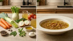 Bunte Gemüsesuppe vegetarisch – schnell gekocht und richtig aromatisch
