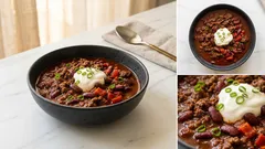Chili con Carne mit Sauerrahm – deftig, würzig und ganz unkompliziert